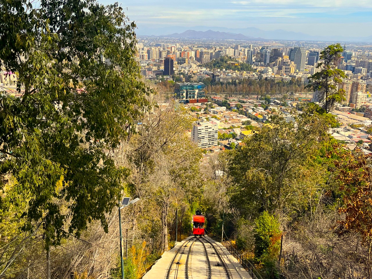 Funicular San Cristóbal Cerro San Cristóbal com teleférico