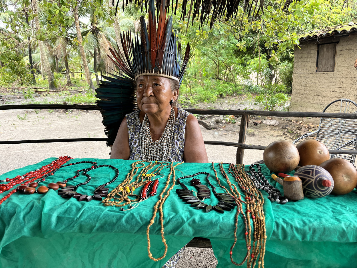ritual indigena na baia da traicao na paraiba