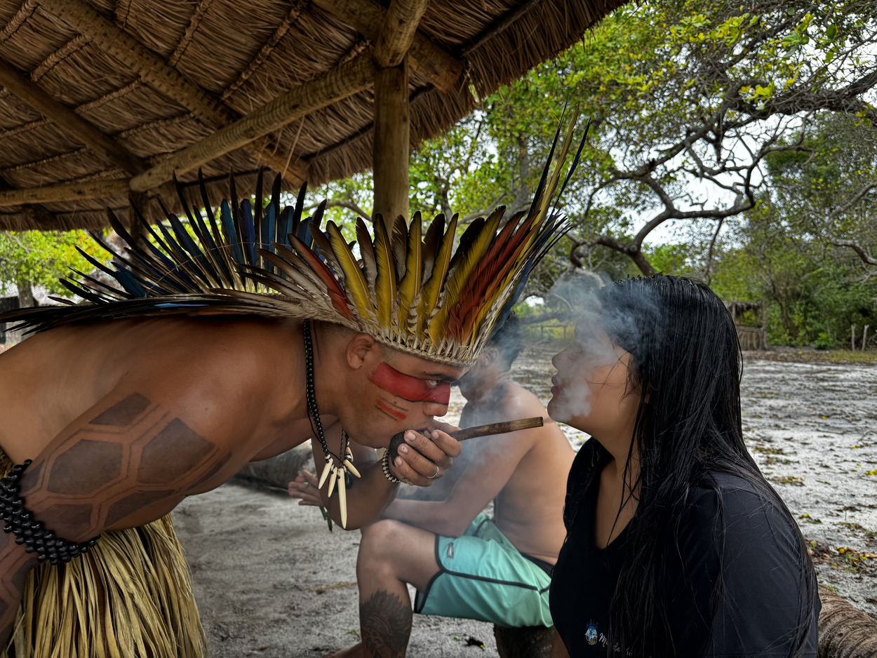 ritual oca de aldeia indigena na paraiba